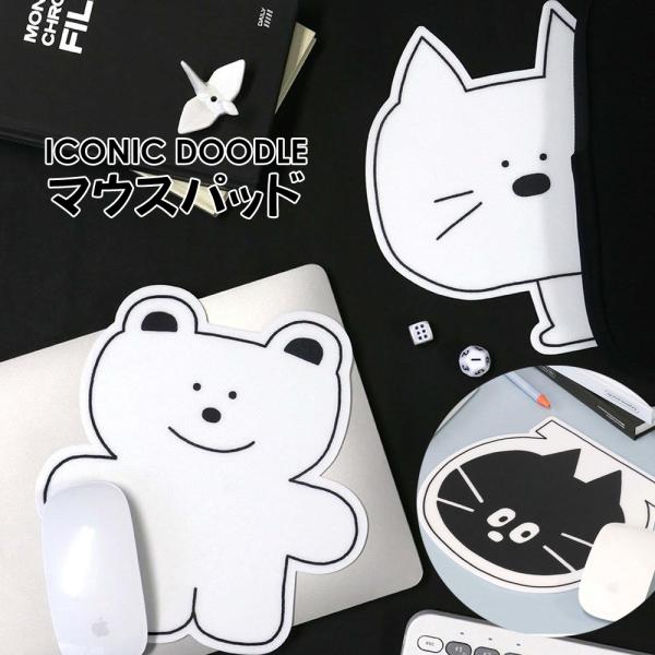 ICONIC マウスパッド ICONIC DOODLE アイコニックドゥードゥル