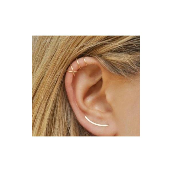 レディース アクセサリー ピアス イヤリング シンプルイヤリング イヤーカフス 挟むだけイヤリング風 片耳 クロスデザイン 3タイプ Buyee Buyee Japanese Proxy Service Buy From Japan Bot Online