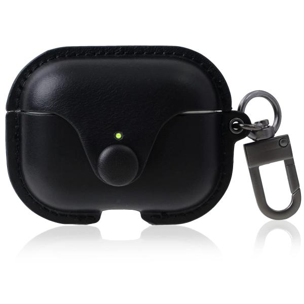 他サイト： [JAC] AirPods Pro ケースカバー 第1世代/ 第2世代 エアーポッズプロ ケース 前面LEDランプが見える 高級 本革 牛革 全面保護の商品画像