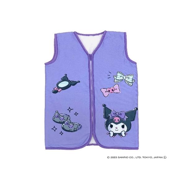 他サイト： クロミ スリーパー 50ｘ100ｃｍ レディース Ｍ 送料無料 ラッピング不可 サンリオキャラクター あったか 冬用 ベスト チョッキ モリシタ 沖縄不可の商品画像