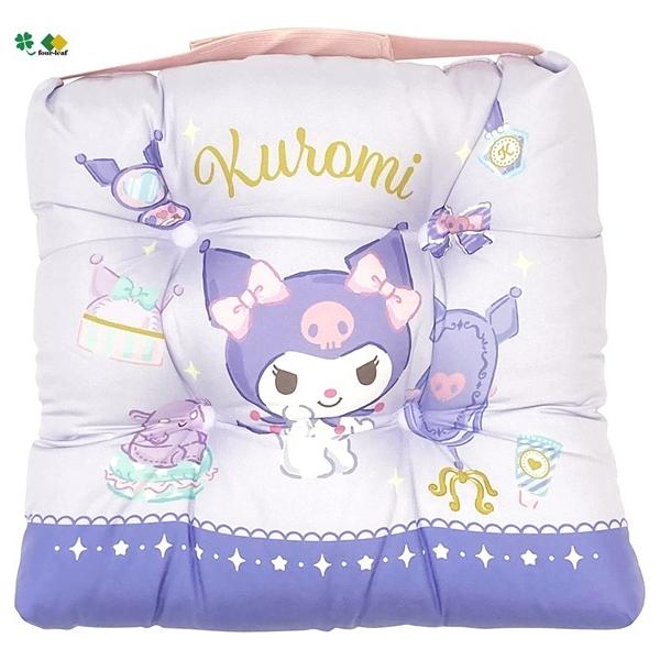 クッション クロミ ＰＵ 約30ｘ30ｃｍ 学童クッション サンリオ キャラクター 子供用クッション こども用 座布団 スクールクッション 沖縄不可