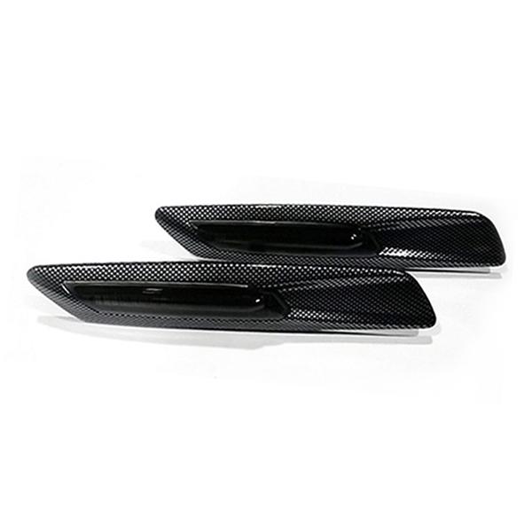 送料無料】 LED サイドマーカー カーボン×スモーク BMW BM 1シリーズ 