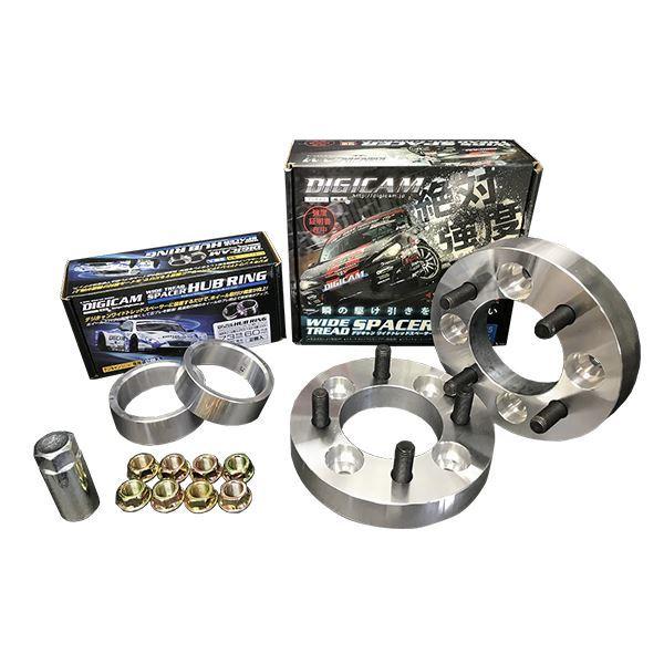 【予約販売】本 デジキャン ヴィッツ トヨタ 15100415-735415 社外ホイール用 15mm ワイドトレッドスペーサー+ハブリングセット - ホイール・タイヤ周辺用品