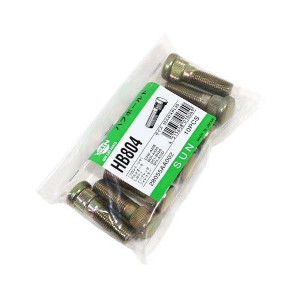 SUN サンバー TT1 ハブボルト HB804 スバル 12×41×P1.25×14.3