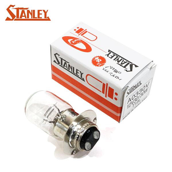 スタンレー バルブ 1個 T19L P15d-25-1 ダブル球(μ84) 12V30/30W