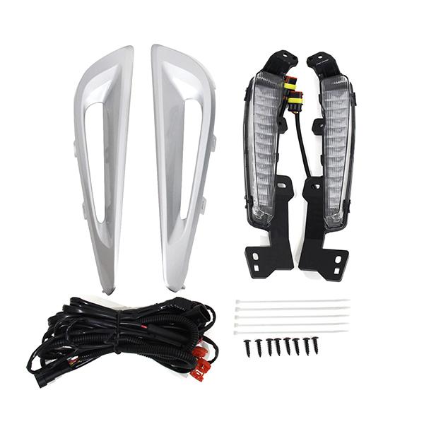 LED シーケンシャル ウインカー デイライト カバー付 ホワイト