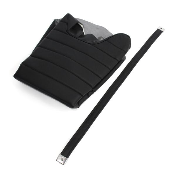 HONDA VTR250 MC33 97-07 タックロール 新品 シートカバー 生地 黒色