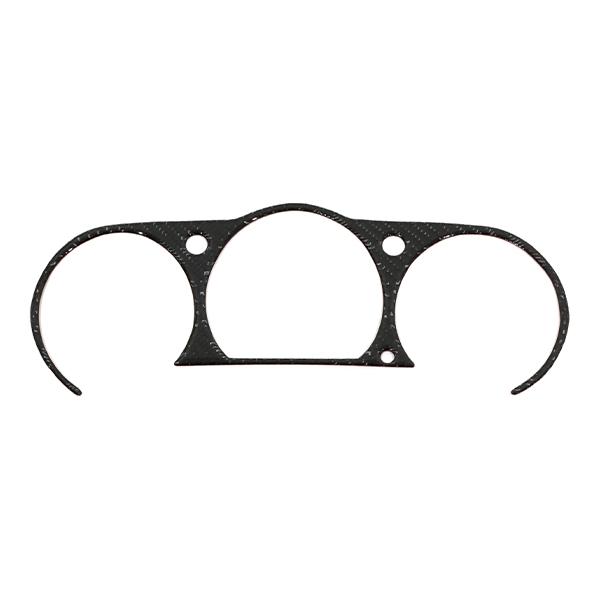 カーボンメータートリム 貼り付けタイプ 4型純正メーター用 メーターパネル 用 ステッカー カーボン調 日産 フェアレディZ