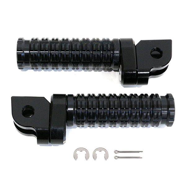 【商品詳細】・商品仕様：【商品サイズ】全長(取付け部含む）約120mmステップ長 約78mmステップ直径 約24mm【素材】アルミ アルマイト表面処理【カラー】ブラック【適合車種】ホンダ CB1300SF CB1300SB CB1000SF...