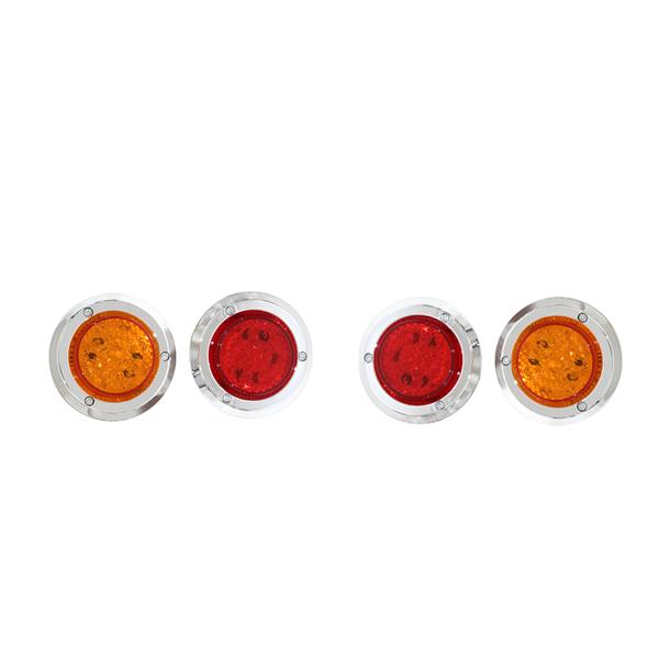 スズキ　ジムニー　jb23 テールランプ 2個セット レッド/オレンジ LED テールランプ ＆ ウインカー セット LED化 キット スズキ ジムニー