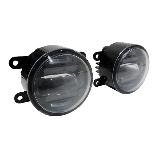 デイライト付き LEDフォグランプ スズキ 汎用 グリーン 緑 H8