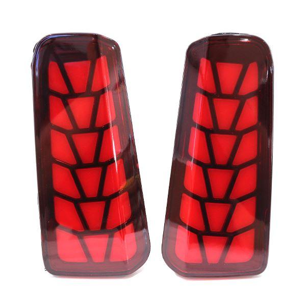 アルファード 30 流れるウインカー リフレクターレンズ レッド LED