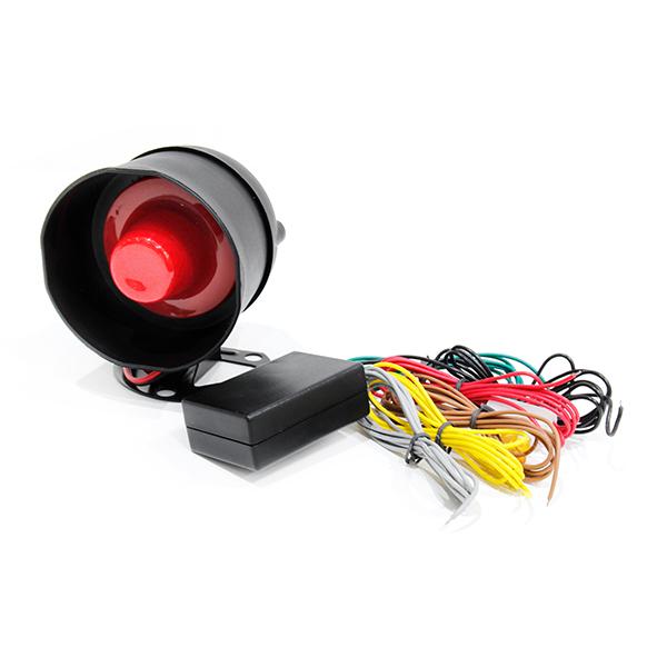 【商品詳細】・商品について：(赤線)　12V　常時電源+へ(黄線)　ACCまたはIGへ(黒線)　ボディアース(茶線)　ロック線(灰線)　アンロック線(緑線)　サイレン出力線【サイズ】・スピーカー：(約)幅81mm×奥行78mm×高さ100m...