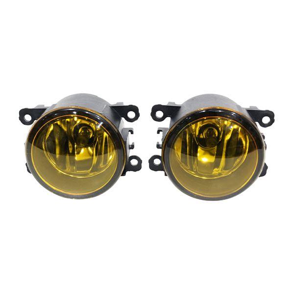 クリスタルガラス仕様 フォグランプ ホンダ N-WGNカスタム NWGN エヌワゴン JH1/JH2 イエロー 黄色 H8/H11 LEDフォグ