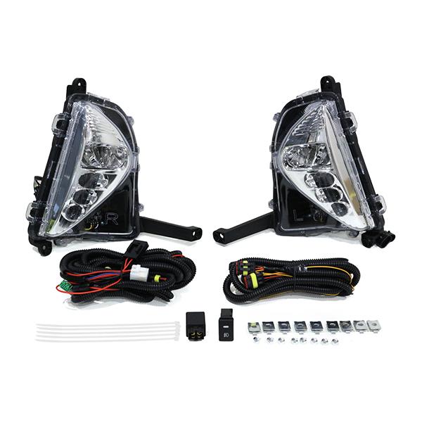50プリウス前期用　ミヤマLEDフォグランプ 左右セット コネクタ付き LED フォグランプキット ZVW50 ZVW51 ZVW55 50系 プリウス 前期 H27/12