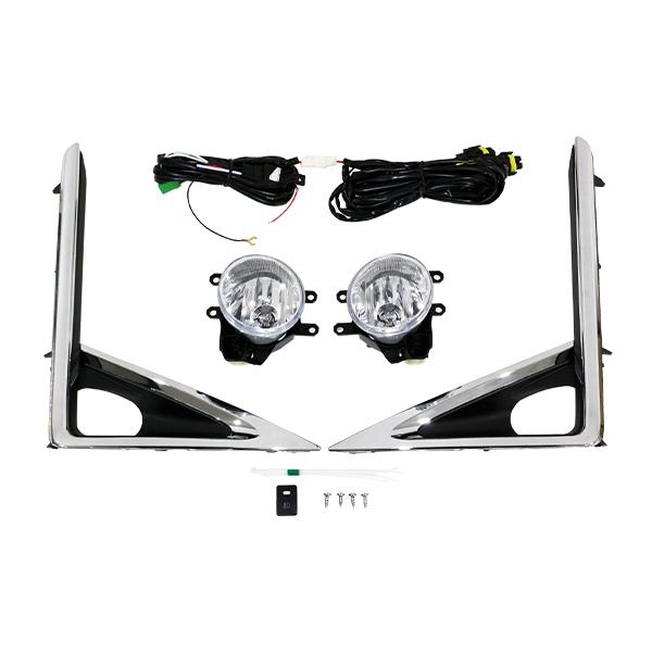 ♦︎トヨタ　ヴォクシー80後期フォグランプガバー★左右★ブラック★ フォグランプキット ZRR80G ZRR85G ZWR80G 80系後期 ヴォクシー VOXY X