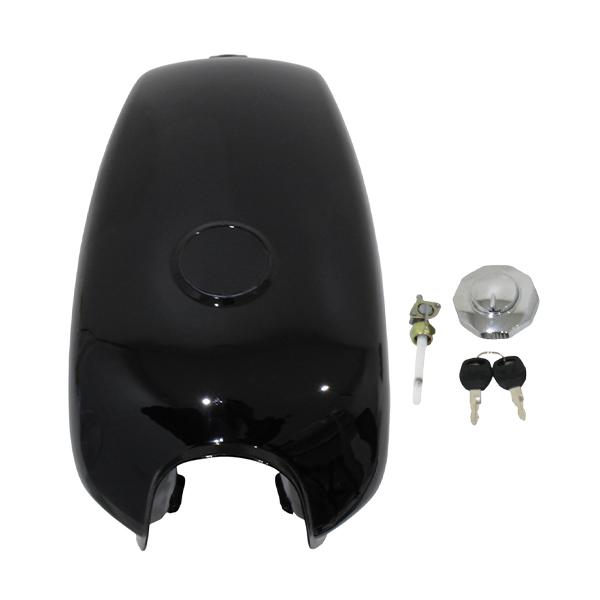 【商品詳細】・仕様：メーカー：ホンダ車種：エイプ CD50カラー：黒 ブラック 艶ありセット内容：タンク/タンクキャップ/ガソリンコック/カギ2本【商品説明】大容量の8Ｌビッグタンクです。ノーマルは5.5Lですので交換することで給油の手間が...