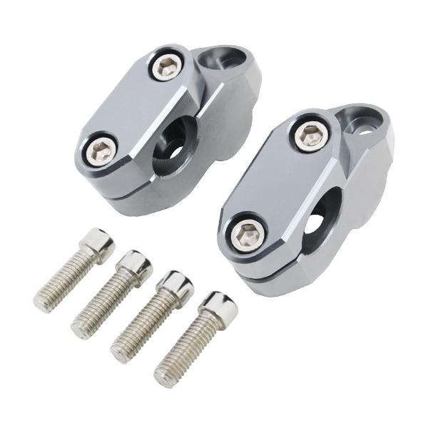 バイク ハンドルアップ ライザー 2個セット 約 22.2mm 対応 ハンドル