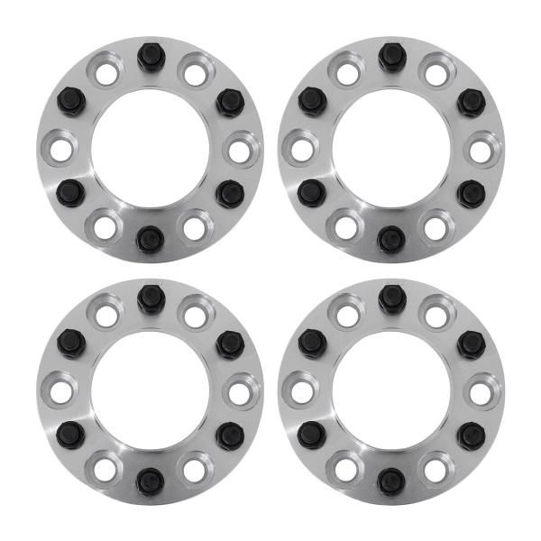 ワイドトレッドスペーサー 6H 6穴 PCD139.7 25mm M14→M12 P.15 4枚 ナット付属 ワイトレ ツライチ ホイール トヨタ ホンダ ピッチ