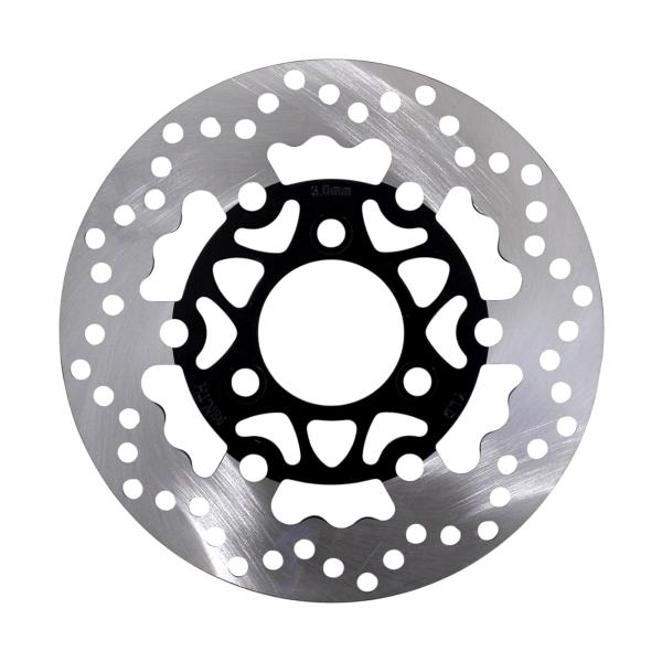 黒 銀 フロントブレーキディスクローター 220mm 1枚 ホンダ APE エイプ