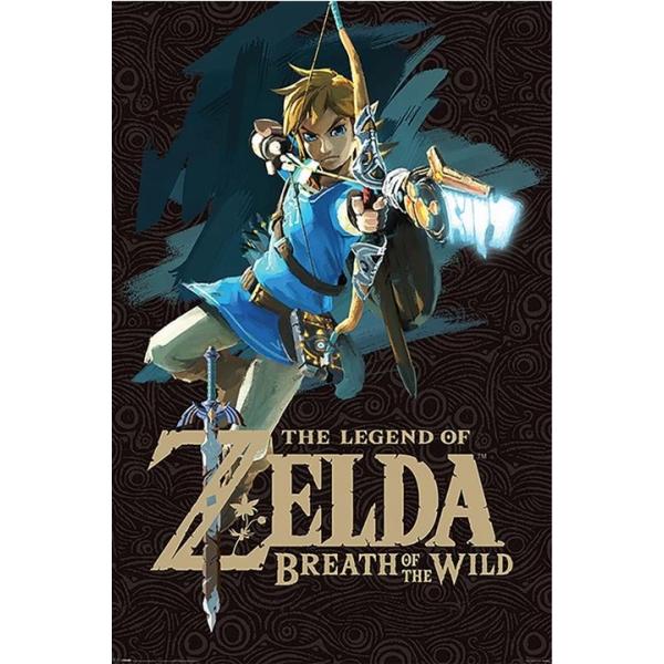 ゼルダの伝説 Breath Of The Wild 輸入ポスター 61cm x 91.5cm
