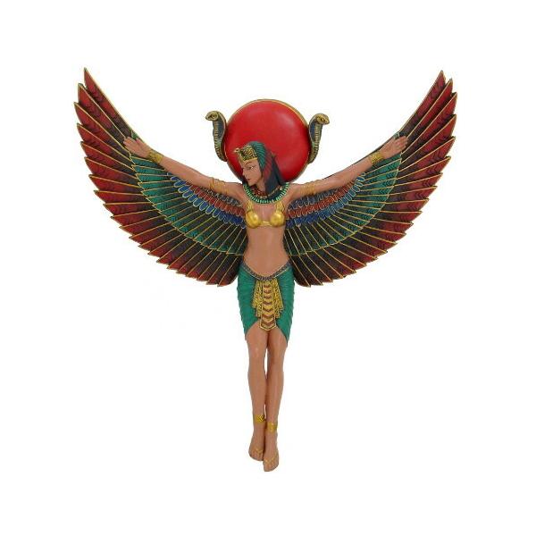 レリーフをイメージしたイシス神のレジンフィギュアです。厚み５ｃｍほど　薄ぺらー　と思わないでください壁に掘られたレリーフをイメージしています。*輸入商品のため、外箱や外装に傷が汚れなどがある場合がございますが、必ず出荷前に検品をいたしますの...