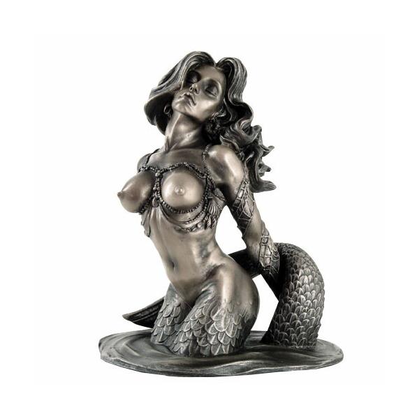 マーメイド神秘的なインテリア像です。自分用としてはもちろん、お店の飾り　商品のディスプレーにお勧めです*輸入商品のため、外箱や外装に傷が汚れなどがある場合がございます、ご了承いただけますようお願いいたします。*必ず出荷前に商品の検品をいたし...