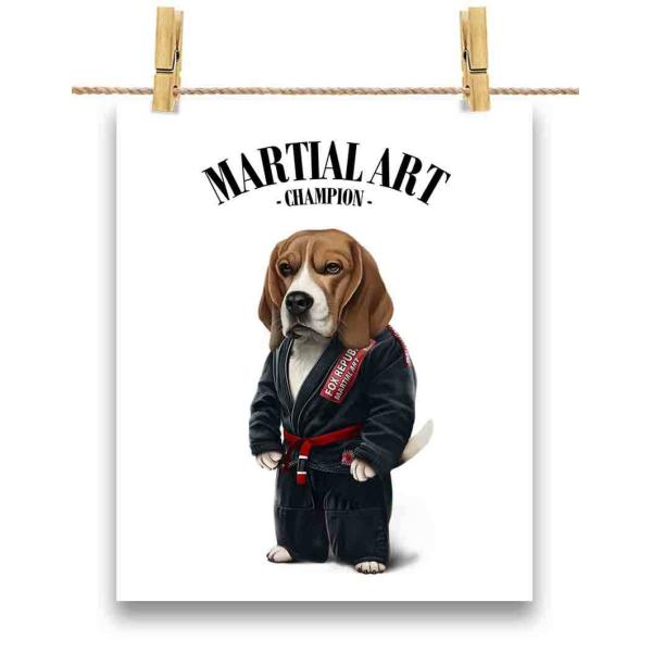 ポストカード ビーグル 犬 柔道 柔道着 筋肉 筋トレ チャンピオン By Fox Republic Postcard Beagle Set17 Fox Republic 通販 Yahoo ショッピング