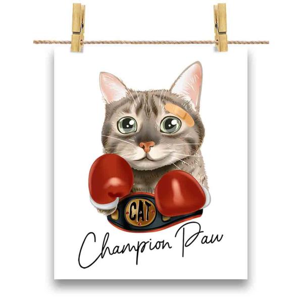 ねこパンツくん　　ポストカード ポストカードセット・ミケ猫なつちゃんの絵柄4種類セット2