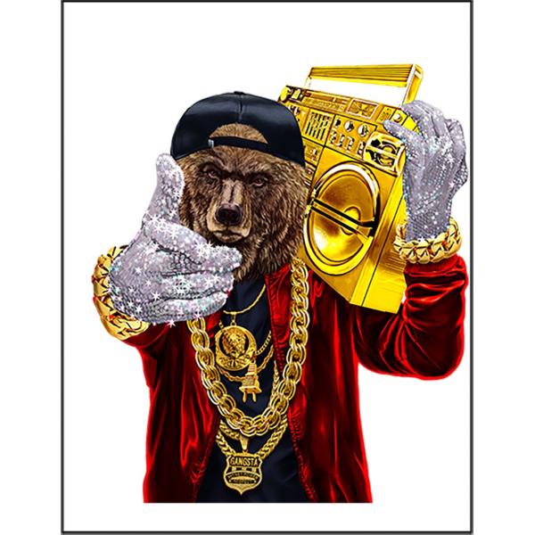 グリズリーベア・ラッパー・ヒップホップ】ポストカード : FOX