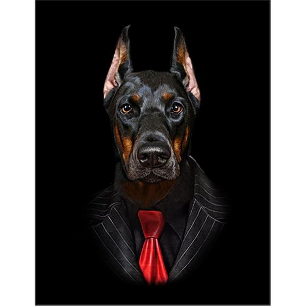 ドーベルマン様 ZXK 1:6 スケールドーベルマンピンシャーハンター犬ペットヒーリング