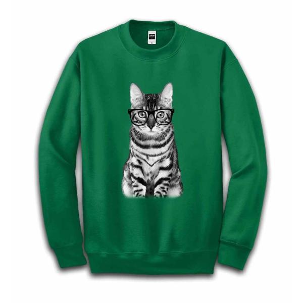 milkboy CAT EYES 猫 ネコ キャット スウェット トレーナー MILKBOY - KRY 「DENANI」 ねこCAT 紫 パープル スウェットの通販 by