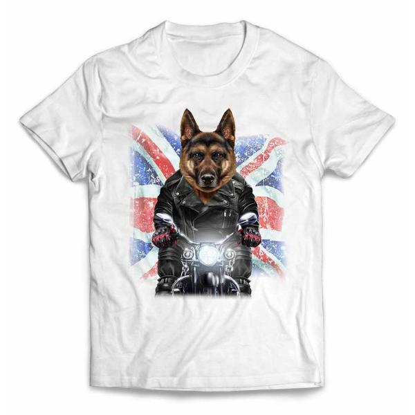 ジャーマンシェパード ドッグ 犬 いぬ バイク イギリス メンズ 半袖 Tシャツ By Fox Republic Unisex Ss Dog Ger 34 Fox Republic 通販 Yahoo ショッピング