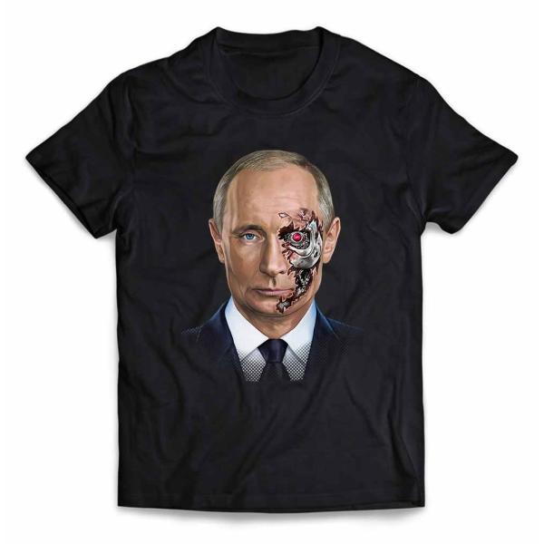 メンズ Tシャツ 半袖 ロシア連邦大統領 ロボットになったプーチン by Fox Republic