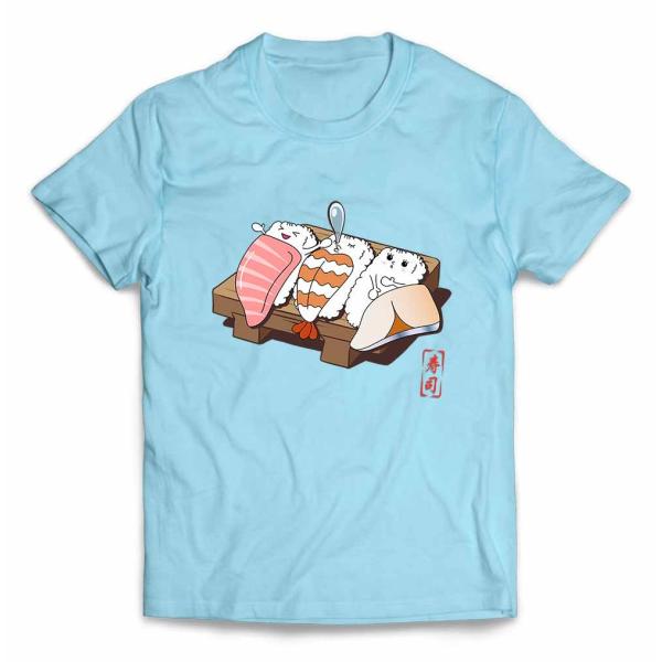 激レア　めちゃイケ　やべっち寿司　エプロン　Tシャツ　セット メンズ Tシャツ 半袖 横になる 寿司 すし トロ えび はまち by Fox
