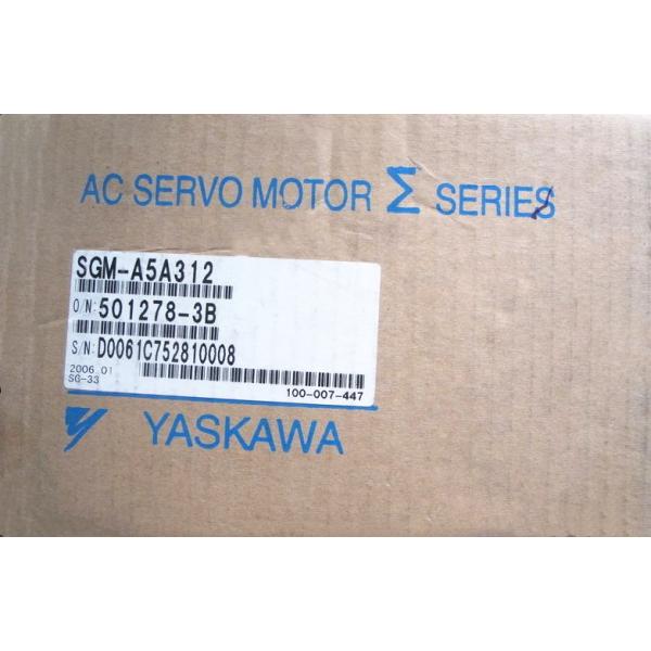 新品 YASKAWA 安川電機 SGM-A5A312 サーボモーター 保証 : 010641