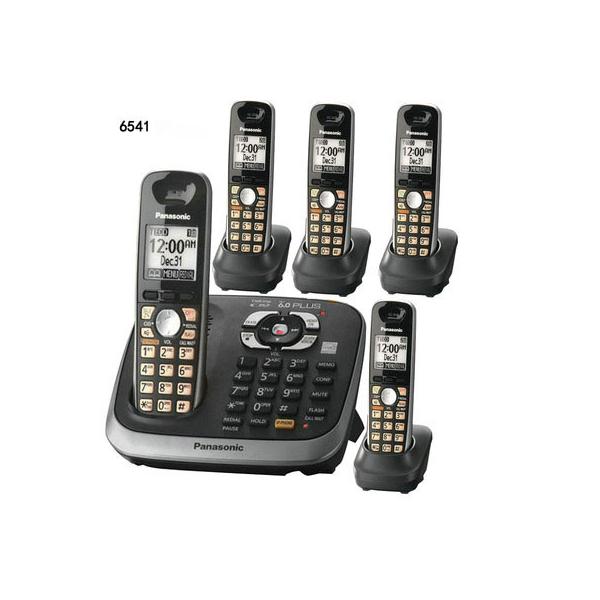 Panasonic□コードレス電話機 (母機1台 子機4台 )□ KX-TG6541B DECT6 