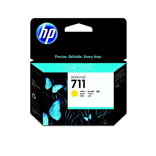 日本HP HP711（CZ132A）インクカートリッジ イエロー 染料系 29ml 純正