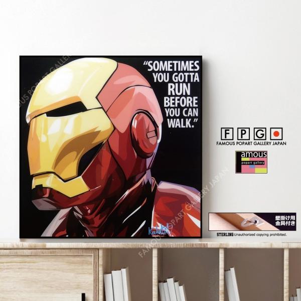 アイアンマン　ポップアートパネル LLサイズ Iron Man / アイアンマン [ポップアートパネル / Keetatat