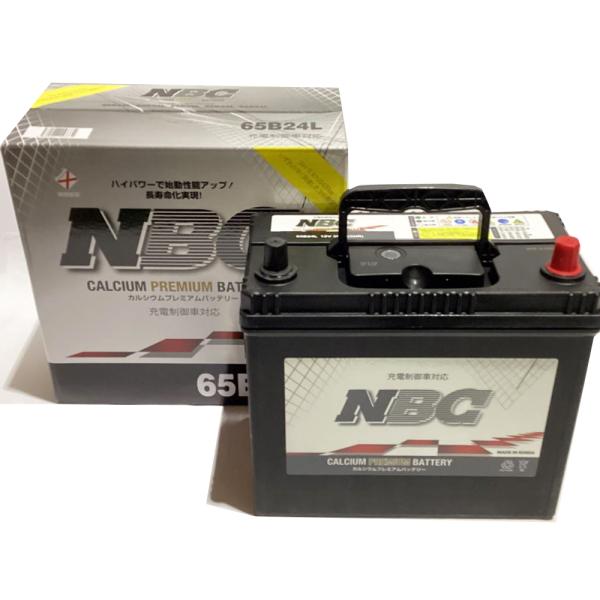 カーバッテリー マツダ ベリーサ H16.6-H17.6/DBA-DC5W 1500cc/充電制御車/標準・寒冷仕様 適合参考 NBCプレミアム 65B24L【