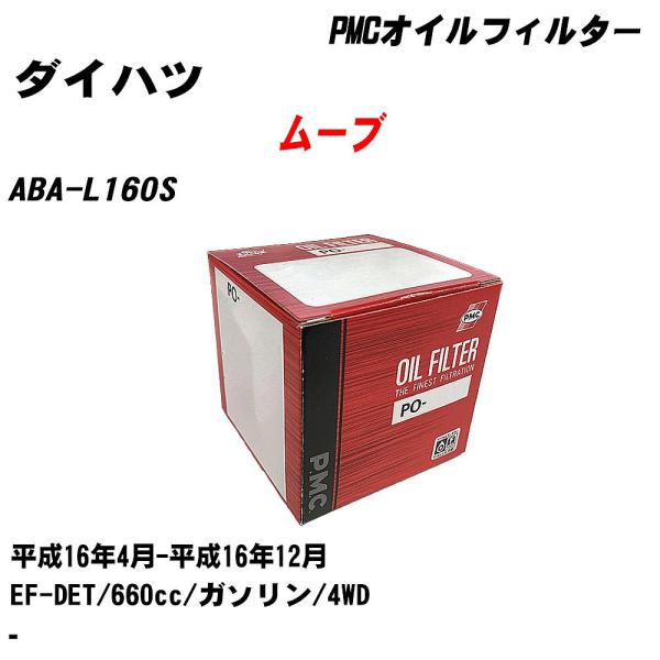 オイルフィルター ダイハツ ムーブ ABA-L160S 平成16年4月-平成16年12 