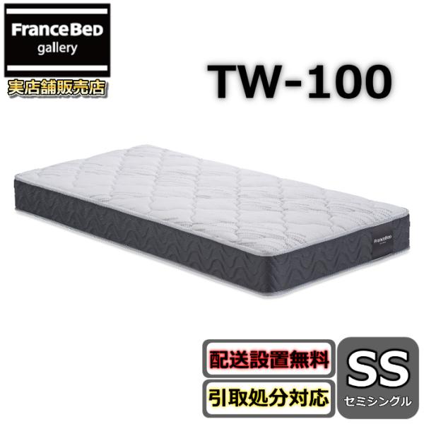 フランスベッド（FRANCEBED） マットレス TW-100 セミシングル【お部屋