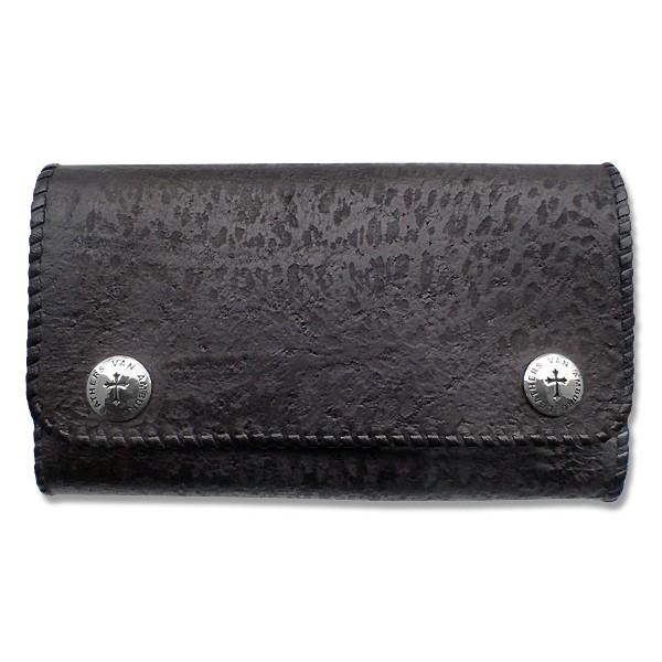 ヴァンアンバーグ　ラージバイカーウォレット ヴァンアンバーグレザーズ ラージ バイカーウォレット / ブラック
