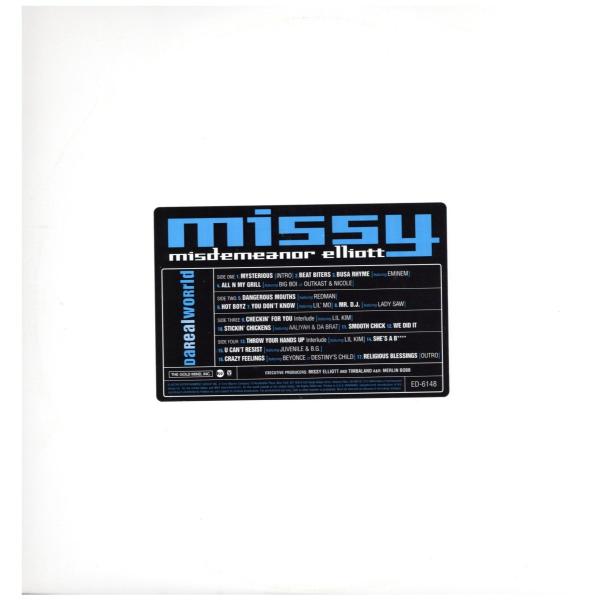 レコード】MISSY ELLIOTT - DA REAL WORLD (PROMO) 2xLP US 1999年