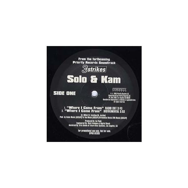 【レコード】SOLO &amp; KAM - WHERE I COME FROM 12" US 1999年リリース