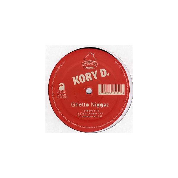 レコード】KORY D - GHETTO NIGGAZ / BLAZE A PHILLIE 12