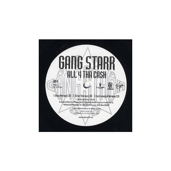 レコード】GANG STARR - ALL 4 THA CA$H / THE ? REMAINZ 12