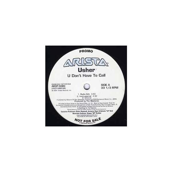 【レコード】USHER - U DON'T HAVE TO CALL 12" US 2001年リリース