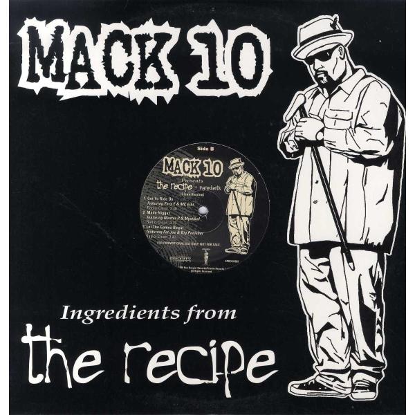 【レコード】MACK 10 feat Eazy-E, MC Eiht - Get Yo Ride On / Let The Games Begin (The Recipe-EP) with Jacket EP US 1998年リリース