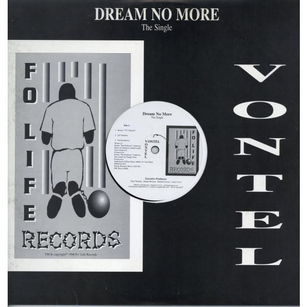 レコード】VONTEL feat Roger Troutman - DREAM NO MORE / 4 MY HOMIEZ 